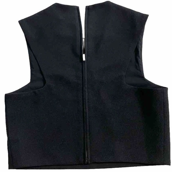 Blaque Label Women’s Crop Top Zip Back Small Sleeveless - Picture 6 of 10